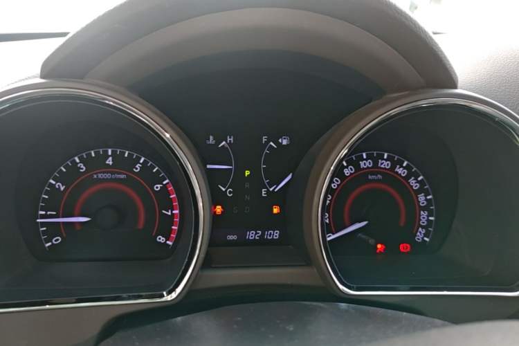 Used Toyota Highlander 2012 2.7L Two-Wheel Drive 7-Seater Elite Edition Instrument Cluster