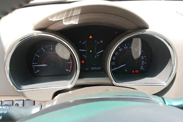 Used Toyota Highlander 2012 2.7L Two-Wheel Drive 7-Seater Luxury Edition Instrument Cluster