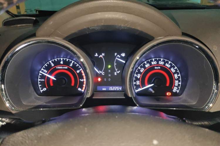 Used Toyota Highlander 2012 2.7L Two-Wheel Drive 7-Seater Luxury Edition Instrument Cluster