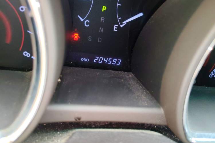 Used Toyota Highlander 2012 2.7L 2WD 5-Seater Elite Edition Odometer Close Up