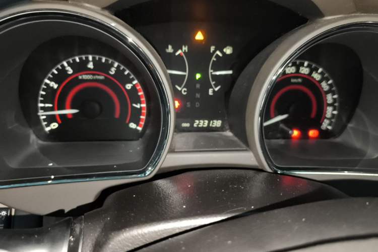 Used Toyota Highlander 2012 2.7L Two-Wheel Drive 7-Seater Luxury Edition Odometer Close Up