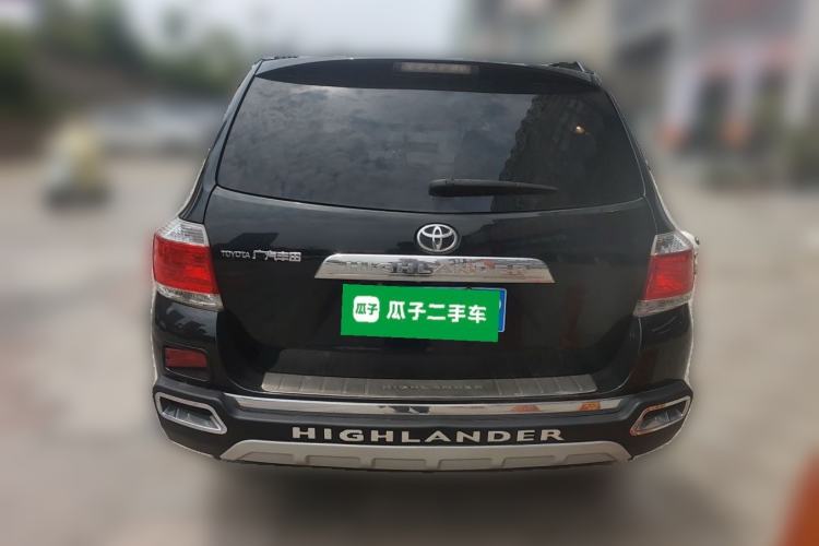 Used Toyota Highlander 2012 2.7L Two-Wheel Drive 7-Seater Luxury Edition Rear