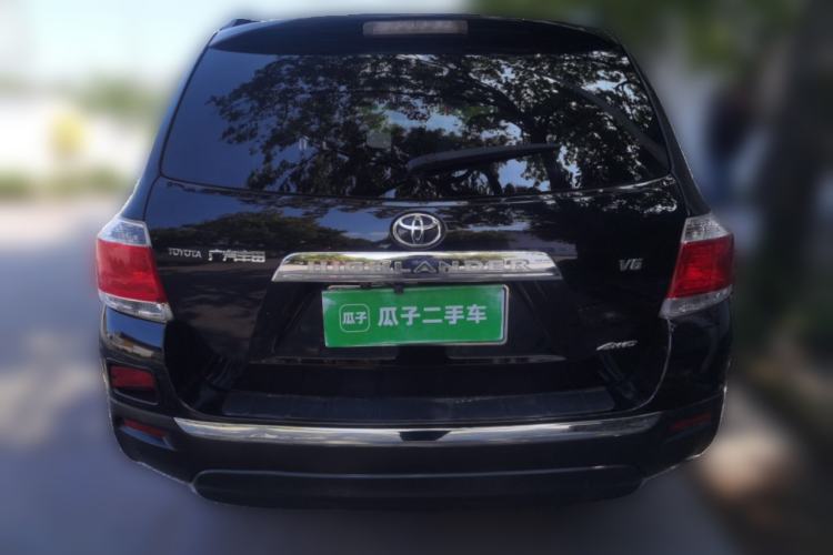 Used Toyota Highlander 2012 2.7L Two-Wheel Drive 7-Seater Elite Edition Rear