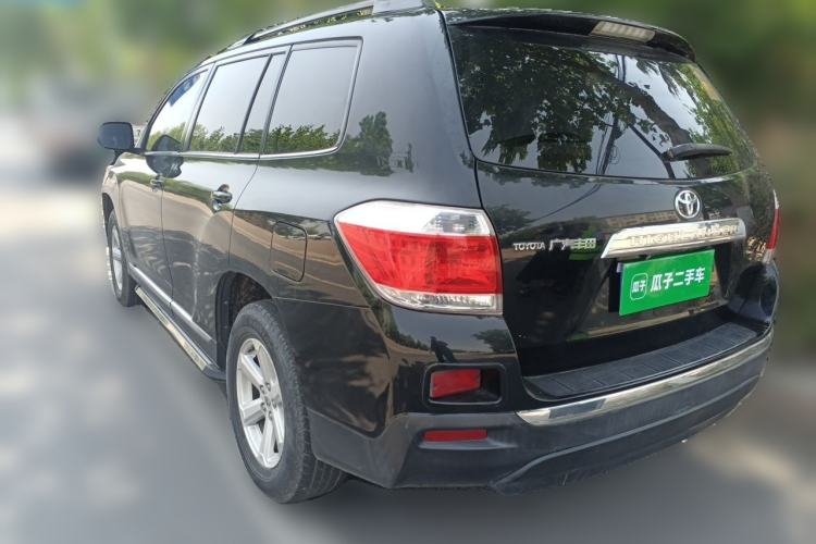 Used Toyota Highlander 2012 2.7L 2WD 5-Seater Elite Edition Rear Left 45 Deg