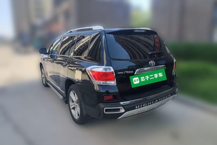 Used Toyota Highlander 2012 2.7L 2WD 5-Seater Elite Edition Rear Left 45 Deg