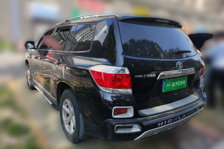 Used Toyota Highlander 2012 2.7L 2WD 5-Seater Elite Edition Rear Left 45 Deg
