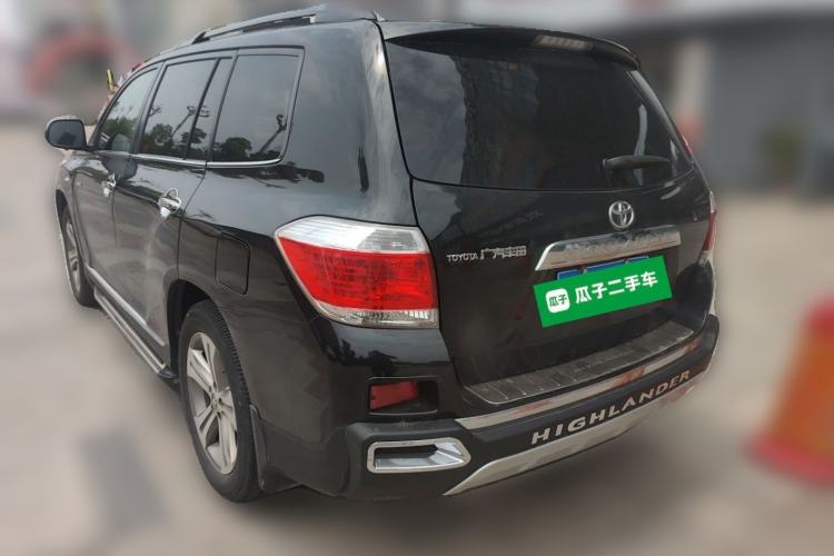 Used Toyota Highlander 2012 2.7L Two-Wheel Drive 7-Seater Luxury Edition Rear Left 45 Deg
