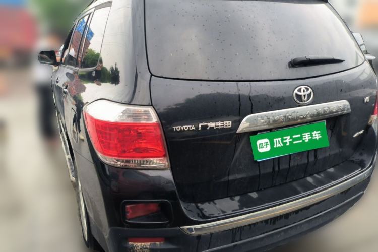 Used Toyota Highlander 2012 3.5L 4x4 7-Seater Elite Edition Rear Left 45 Deg