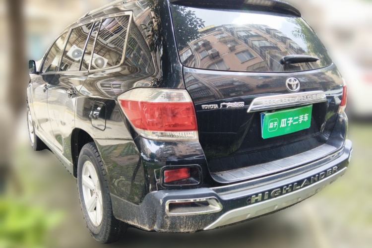 Used Toyota Highlander 2012 2.7L 2WD 5-Seater Elite Edition Rear Left 45 Deg
