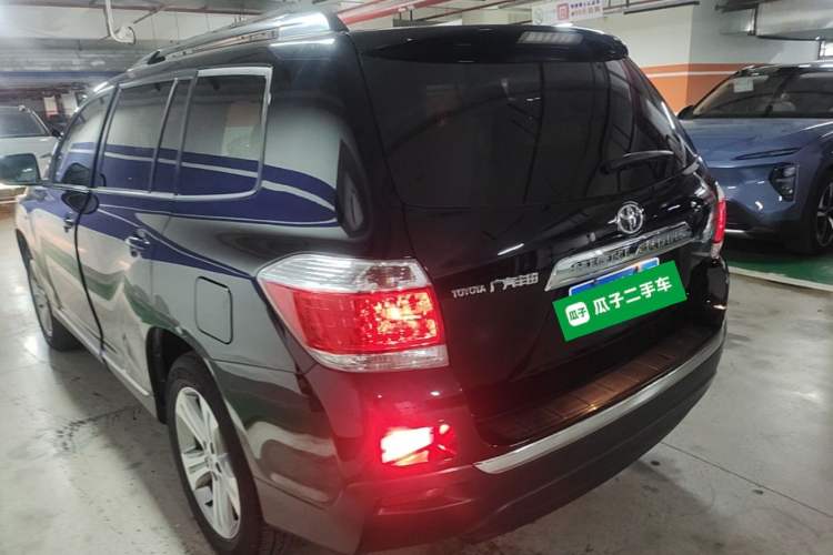 Used Toyota Highlander 2012 2.7L Two-Wheel Drive 7-Seater Luxury Edition Rear Left 45 Deg