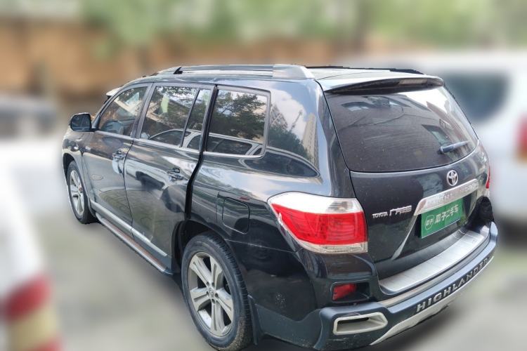Used Toyota Highlander 2012 2.7L Two-Wheel Drive 7-Seater Luxury Edition Rear Left 45 Deg
