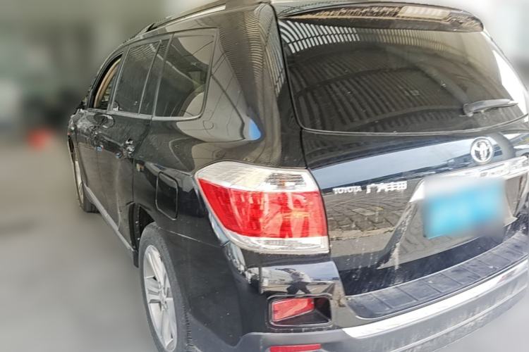 Used Toyota Highlander 2012 2.7L Two-Wheel Drive 7-Seater Luxury Edition Rear Left 45 Deg