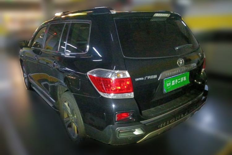 Used Toyota Highlander 2012 2.7L Two-Wheel Drive 7-Seater Luxury Edition Rear Left 45 Deg