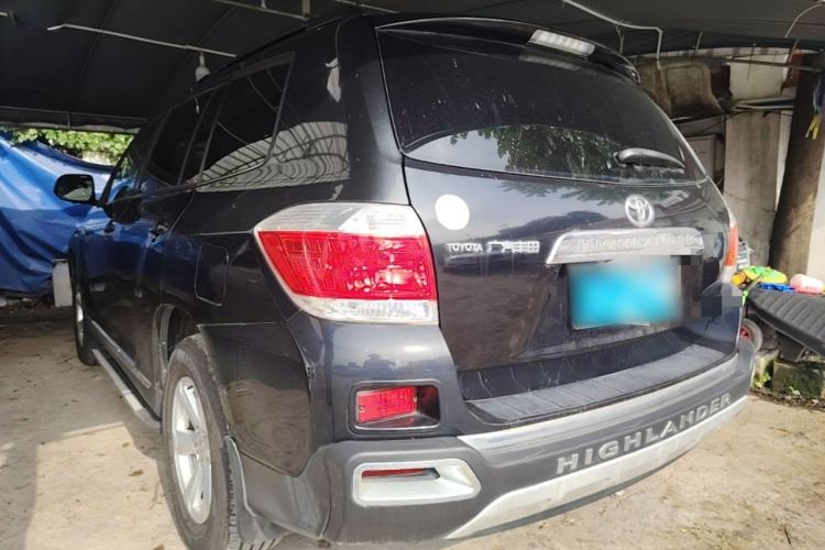 Used Toyota Highlander 2012 2.7L Two-Wheel Drive 7-Seater Elite Edition Rear Left 45 Deg