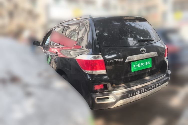 Used Toyota Highlander 2012 2.7L 2WD 5-Seater Elite Edition Rear Left 45 Deg