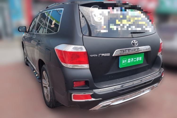 Used Toyota Highlander 2012 2.7L Two-Wheel Drive 7-Seater Luxury Edition Rear Left 45 Deg