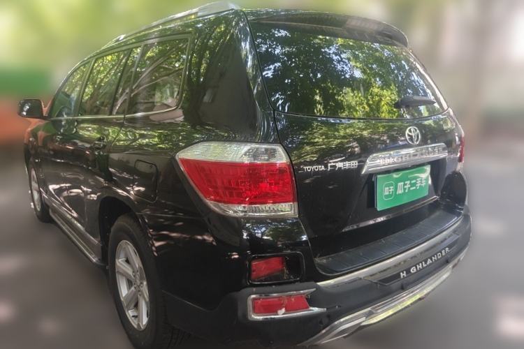 Used Toyota Highlander 2012 2.7L 2WD 5-Seater Elite Edition Rear Left 45 Deg