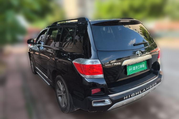 Used Toyota Highlander 2012 2.7L Two-Wheel Drive 7-Seater Luxury Edition Rear Left 45 Deg