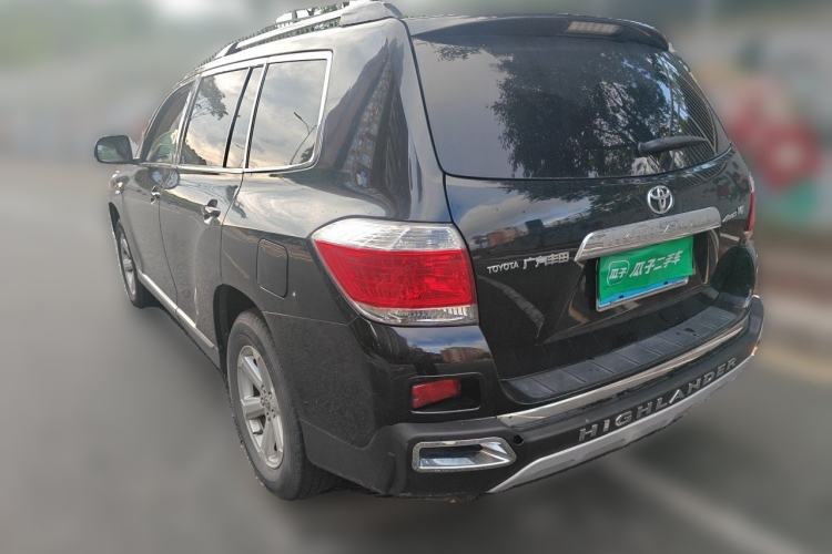 Used Toyota Highlander 2012 2.7L Two-Wheel Drive 7-Seater Elite Edition Rear Left 45 Deg