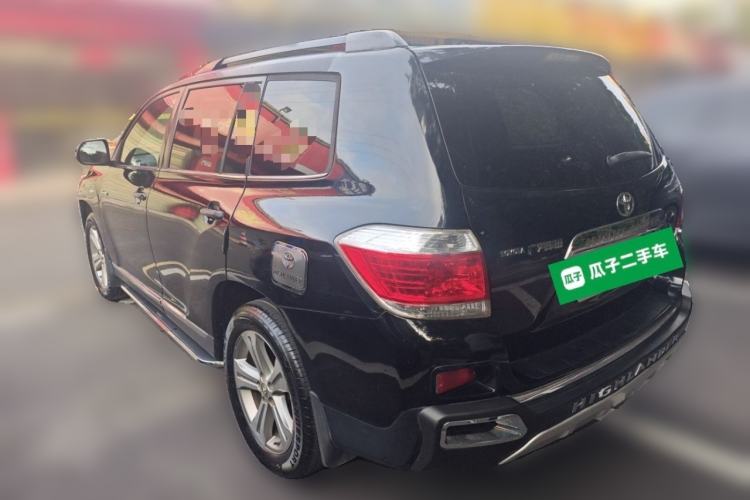 Used Toyota Highlander 2012 2.7L Two-Wheel Drive 7-Seater Luxury Edition Rear Left 45 Deg