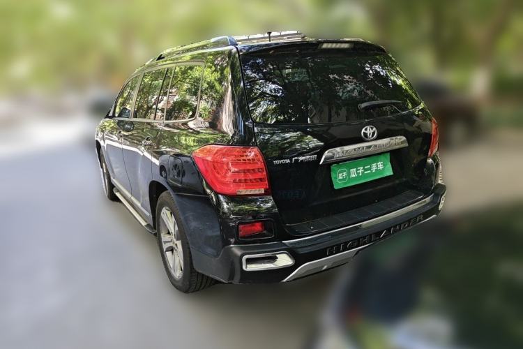 Used Toyota Highlander 2012 2.7L Two-Wheel Drive 7-Seater Luxury Edition Rear Left 45 Deg