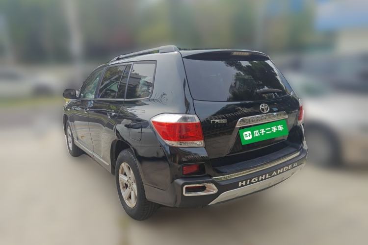 Used Toyota Highlander 2012 2.7L 2WD 5-Seater Elite Edition Rear Left 45 Deg