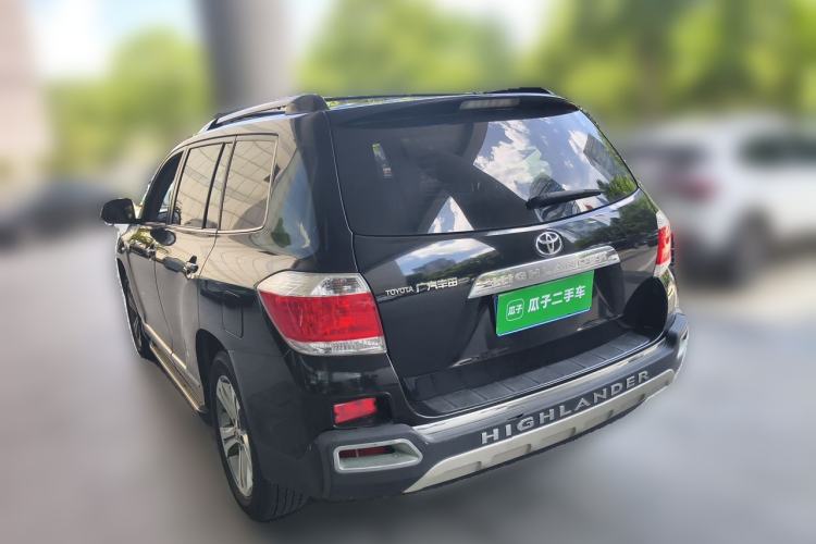 Used Toyota Highlander 2012 2.7L Two-Wheel Drive 7-Seater Luxury Edition Rear Left 45 Deg