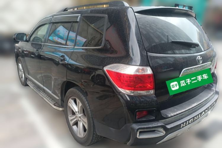 Used Toyota Highlander 2012 2.7L Two-Wheel Drive 7-Seater Luxury Edition Rear Left 45 Deg