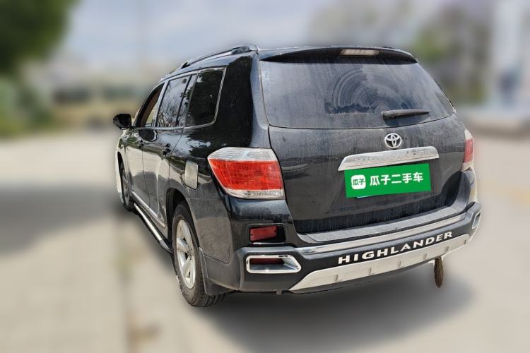 Used Toyota Highlander 2012 2.7L Two-Wheel Drive 7-Seater Luxury Edition Rear Left 45 Deg