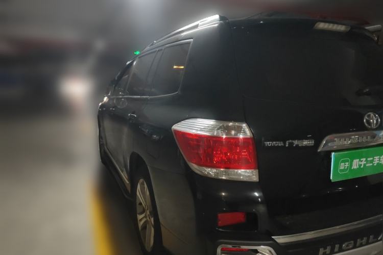 Used Toyota Highlander 2012 2.7L Two-Wheel Drive 7-Seater Luxury Edition Rear Left 45 Deg