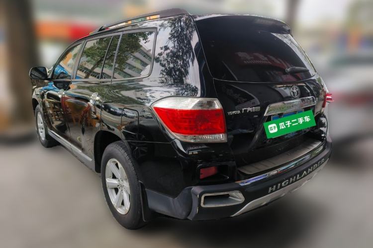 Used Toyota Highlander 2012 2.7L Two-Wheel Drive 7-Seater Elite Edition Rear Left 45 Deg