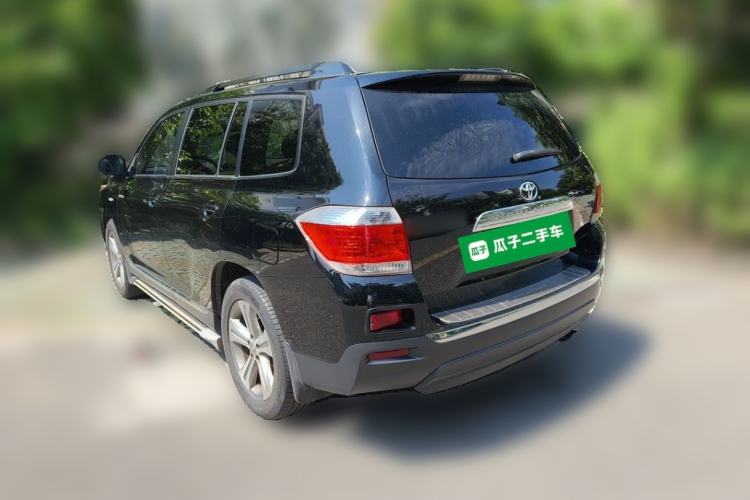 Used Toyota Highlander 2012 2.7L Two-Wheel Drive 7-Seater Luxury Edition Rear Left 45 Deg