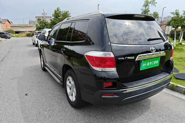 Used Toyota Highlander 2012 2.7L 2WD 5-Seater Elite Edition Rear Left 45 Deg