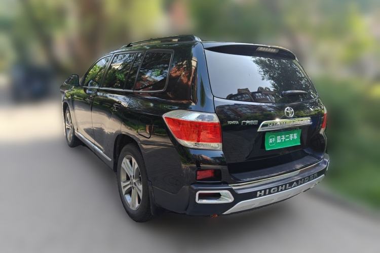 Used Toyota Highlander 2012 2.7L Two-Wheel Drive 7-Seater Luxury Edition Rear Left 45 Deg