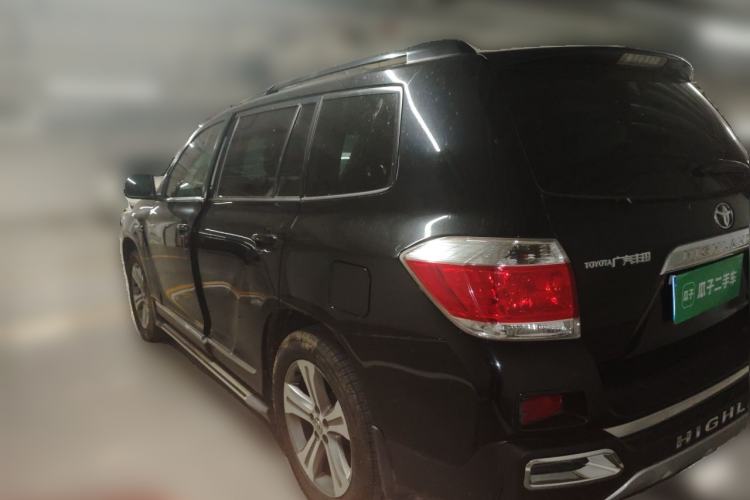 Used Toyota Highlander 2012 2.7L Two-Wheel Drive 7-Seater Luxury Edition Rear Left 45 Deg