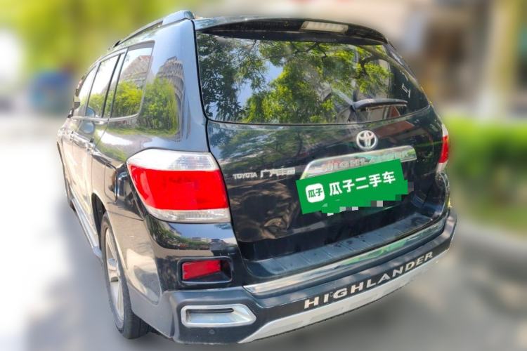 Used Toyota Highlander 2012 2.7L Two-Wheel Drive 7-Seater Luxury Navigation Edition Rear Left 45 Deg