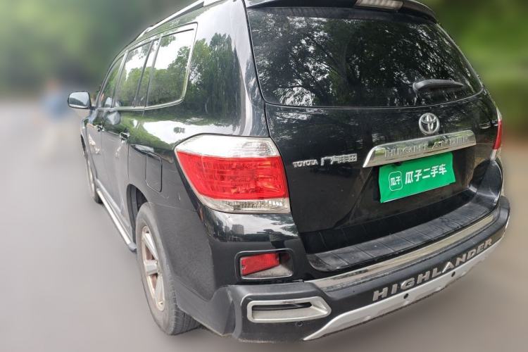 Used Toyota Highlander 2012 2.7L Two-Wheel Drive 7-Seater Elite Edition Rear Left 45 Deg
