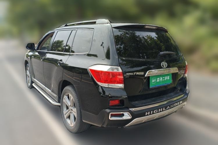 Used Toyota Highlander 2012 2.7L Two-Wheel Drive 7-Seater Luxury Edition Rear Left 45 Deg