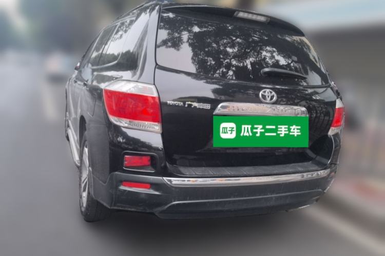 Used Toyota Highlander 2012 2.7L Two-Wheel Drive 7-Seater Luxury Edition Rear Left 45 Deg