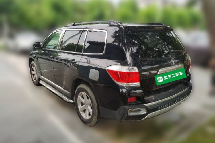 Used Toyota Highlander 2012 2.7L Two-Wheel Drive 7-Seater Elite Edition Rear Left 45 Deg