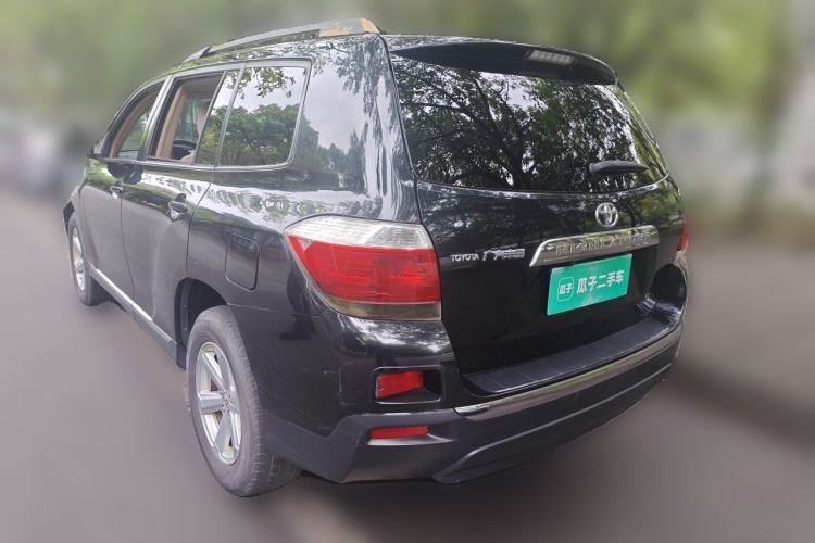Used Toyota Highlander 2012 2.7L 2WD 5-Seater Elite Edition Rear Left 45 Deg