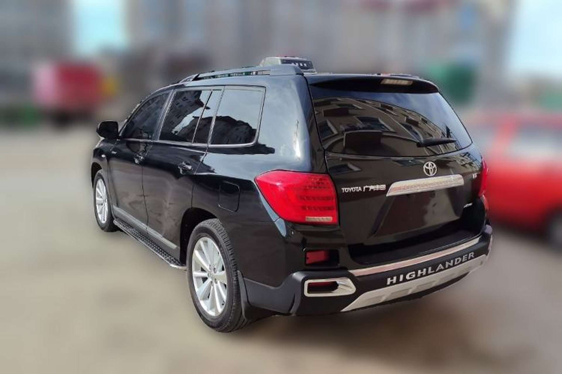 Used Toyota Highlander 2012 3.5L 4x4 7-Seater Luxury Edition Rear Left 45 Deg