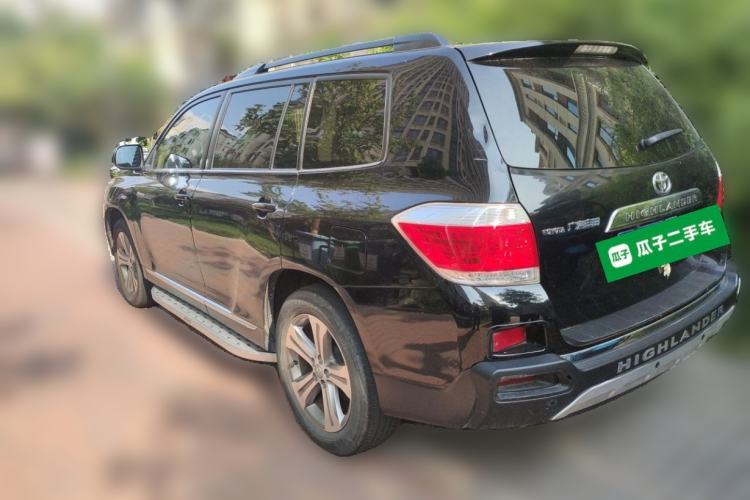 Used Toyota Highlander 2012 2.7L Two-Wheel Drive 7-Seater Luxury Edition Rear Left 45 Deg