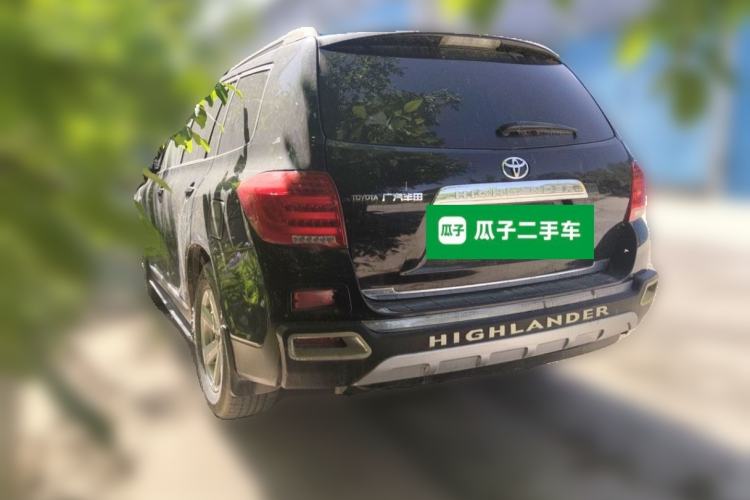 Used Toyota Highlander 2012 2.7L 2WD 5-Seater Elite Edition Rear Left 45 Deg