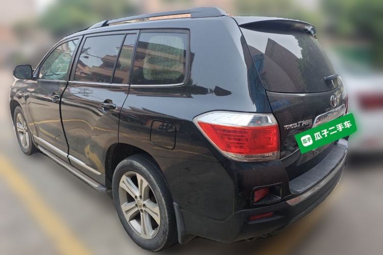 Used Toyota Highlander 2012 2.7L Two-Wheel Drive 7-Seater Luxury Edition Rear Left 45 Deg