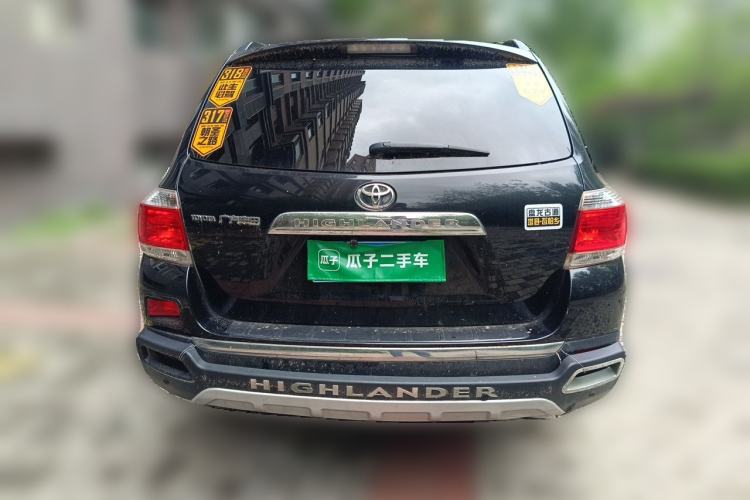 Used Toyota Highlander 2012 2.7L 2WD 5-Seater Elite Edition Rear
