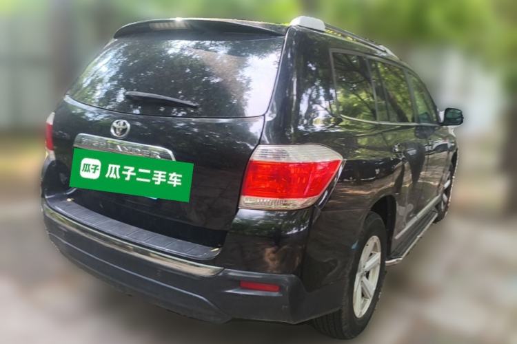 Used Toyota Highlander 2012 2.7L 2WD 5-Seater Elite Edition Rear Right 45 Deg