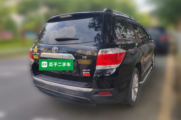 Used Toyota Highlander 2012 3.5L 4x4 7-Seater Luxury Edition Rear Right 45 Deg