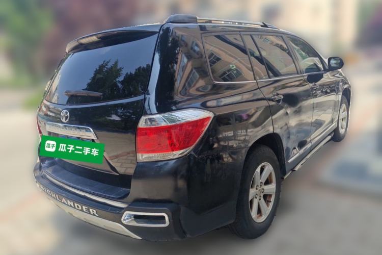 Used Toyota Highlander 2012 2.7L 2WD 5-Seater Elite Edition Rear Right 45 Deg