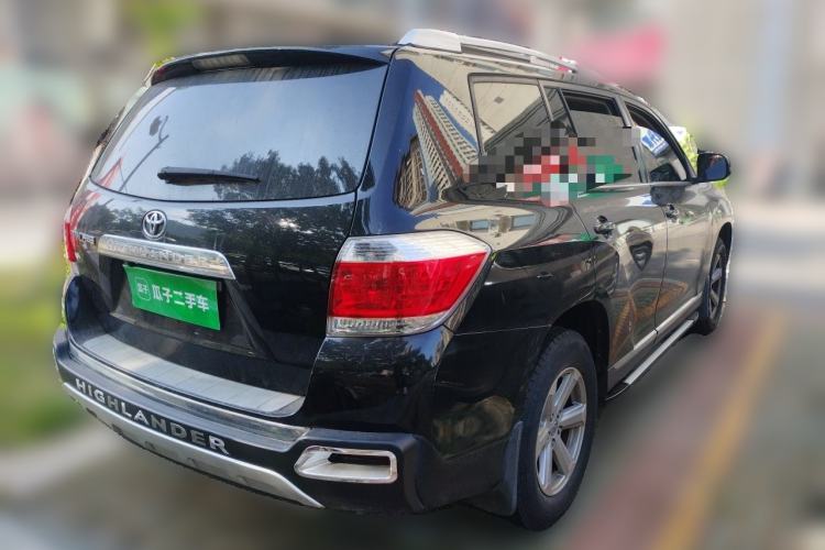 Used Toyota Highlander 2012 2.7L 2WD 5-Seater Elite Edition Rear Right 45 Deg